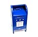 Blue Metal Mailbox Bank