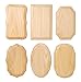 DARICE , Style will Vary, 1 Piece Wood Plaques-6 Pc. Assortment-3.5 x 5.5 inches, One Size, Natural