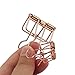RuiLing 40-Pack Multi-purpose Metal Wire Binder Clip Set,20pcs 2.25 Inch & 20pcs 1.57 Inch Paper Metal Clips,for Home Office Supplier School Accessories - Rose Gold