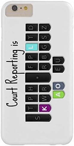 iphone 6 case,Court Reporting Is Cool Steno Keyboard Case Barely There Phone Case for Iphone 6 (4.7-Inch)