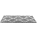 IMIEE Trusoft Lattice Design Bath Rug, 21x34 Inch, Grey
