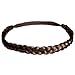 Mia Jumbo Braidie, Braided Synthetic Hair Headband, Hair Accessory on Elastic Rubber Band, Light Brown, for Women, Teens, Office, Dress Up