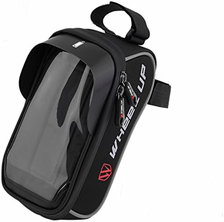 Cycling Bike Bicycle Handlebar Protable Quick Release Bag with Touch Screen Phone Case 6.0 Inch Waterproof Frame Front Tube Cell Phone Accessories Holder By SPNRO