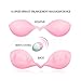 yafei Breast Massager Vibrating Silicone Bra Breast Enlarger Massager Device Hear Care Bra (Pink-1)