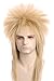 Topcosplay 70s 80s Wig for Women Men Couples Halloween Costumes Wig Rocking Punk Rocker Mullet Wig Blonde
