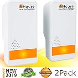Ultrasonic Pest Repeller - (2 Pack) Electronic Plug in Best Repellent - Pest Control - Get Rid Of - Rodents Squirrels Mice Rats Insects - Roaches Spiders Fleas Bed Bugs Flies Ants Mosquitos Fruit Fly!