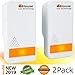 Ultrasonic Pest Repeller - (2 Pack) Electronic Plug in Best Repellent - Pest Control - Get Rid Of - Rodents Squirrels Mice Rats Insects - Roaches Spiders Fleas Bed Bugs Flies Ants Mosquitos Fruit Fly!