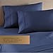 HC Collection Pillow Cases Standard Size/Queen Size Set of 2- Microfiber, Extra Soft Pillowcases - Easy Care & Machine Washable - Navy