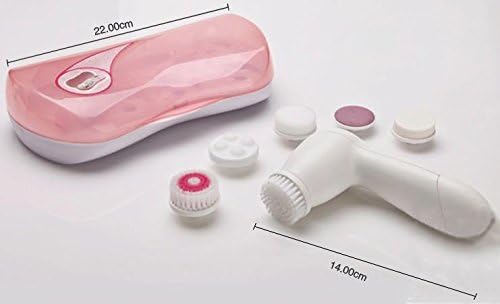 6 in 1 Multifunctional Electric waterproof Facial &amp; Body Cleansing Brush and Massager Skin Calleidic Machine Microdermabrasion Exfoliator Beauty Apparatus