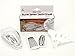 Kitchen Mouse Vegetable Cutter Cheese Grater with Tri-Blades and Compartment Plus 5 pcs Measuring Spoons Set