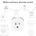 Aigital WiFi Plug Smart Outlet Mini Socket works with Alexa Google Assistant IFTTT,Smart Socket for Voice Control ,Overload Protection and Timer Function,No Hub Required ETL and FCC Listed（2pack）