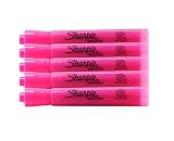 Sharpie Accent Tank-Style Highlighters, 5 Colored Highlighters, Chisel Tip (Fluorescent Pink, 5-Pack)