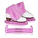 CRS Cross Ice Skate Guards, Soakers and Towel Gift Set. Essential Ice Skating Hard Guard and Soft Skate Blade Cover Accessories for Figure Skating or Hockey (Pivot Purple, Small)
