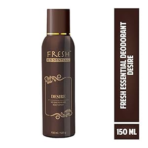 Fresh Essential No Gas Perfume Body Spray – Desire, 150 ml/122g