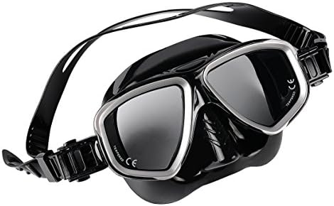 Yoogan Scuba Diving Goggles Optical Corrective Scuba Snorkeling Mask Prescription Lenses, Swimming Glasses for Adults and Youth (Black/Sliver, Nearsight-8.0)