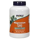 NOW Foods Magnesium Capsules, 180 Capsules / 400mg