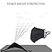 ZWZCYZ N95 Mask Dust Mask Anti Pollution Mask PM2.5 4 Layer Activated Carbon Filter Insert Can Be Washed Reusable Pollen Masks Cotton Mouth Mask for Men Women (Medium(Women's), Black)