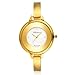 Stainless Steel Wrist Watch for Women Luxury Gold-Tone Watch Analog Quartz Ladies Watches