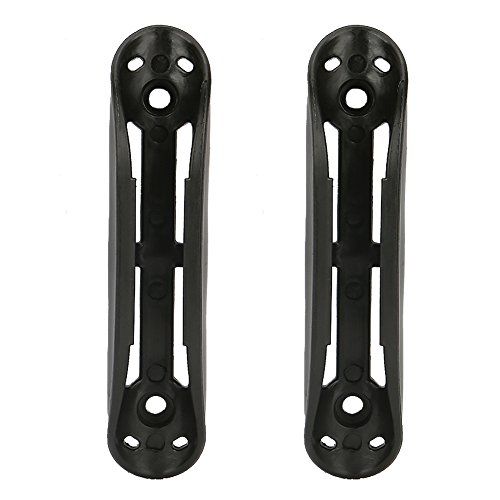 Tearcam Kayak Paddle Holders, Plastic Oar Paddle Holder Clip Fishing Net Clip Canoeing Boat Kayak Side Mount and Hardware Accessories Kit Black - Thumbnail 4