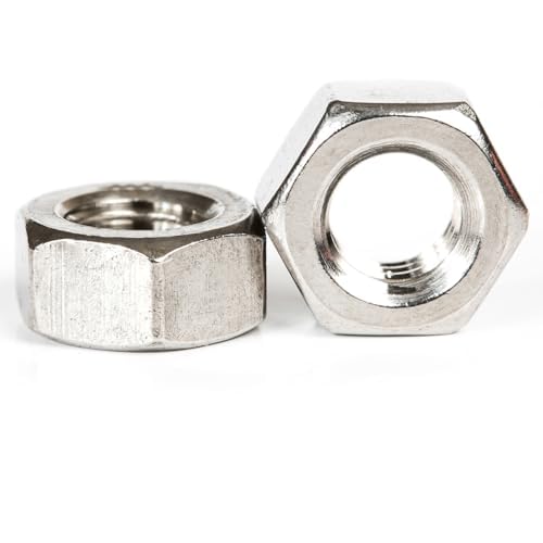 M4 (4mm) Hexagon Full Nuts A4 Marine Grade Stainless Steel DIN 934 (Pack of 20) A02C/1