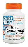 Doctor's Best Cinnamon Extract Cinnulin Capsules, 125mg, 180 Count