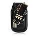 Turtleback Fitted Case for LG Revere 3 VN170 Flip Phone Heavy Duty Black Leather Phone Case with Removable Belt Clip -