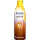 Coppertone Tanning Dry Oil Sunscreen Continuous Spray SPF 15 (5.5 Ounce) (Packaging may vary)