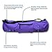 YogaAddict Yoga Mat Bag ‘Compact’ with Pocket, 28″ Long, Fit Most Mat Size, Extra Wide, Easy Access – Purplethumb 3