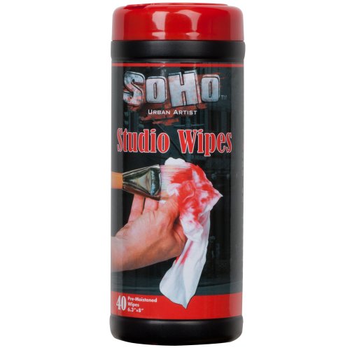 Soho Urban Artist Artist Paint Removal 40 Pre moistened Wipes Clean 
