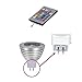 OMTO MR16 3W RGB Color Changing Spotlight with IR Remote Control Mood Ambiance Lighting Colorful LED Light Bulbs,Landscape Lighting Dimmable 12V (Pack of 5)