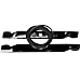 Hi-Lift Blades & Belt for 42" Craftsman LT1000 LT2000 Deck fits 144959, 138971, 134149, 138791