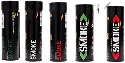 Photo Smoke Effect (5-Pack, 3 Regular and 2 Twin-Vented Burst) (Mexico - Green/White/Red)