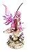 Ebros Amy Brown Gothic Manga Magenta Inverted Mushroom Ebony Fairy Sculpture Figurine Whimsical Wild Forest Toadstool Kingdom FAE Magic Fairy Garden Statue