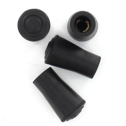 Lifeswonderful - 4 pcs: 12mm (1/2") Leki Style Rubber Ferrule Tips for Trekking or Hiking Sticks & Poles
