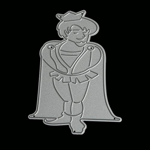 Botrong Cute Metal Cutting Dies Stencil DIY Scrapbooking Embossing Album Paper Card Craft (A:67mm90mm)