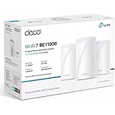 TP-Link - Deco BE11000 Multi-Gig Whole Home Mesh Wi-Fi 7 System (3-Pack) - White