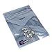 Aprilsky Jewelry Findings Plated Rhodium Intgral Leather Cord End Magci Magnetic Clasp Hole Size 6mm 5pcs / Pack