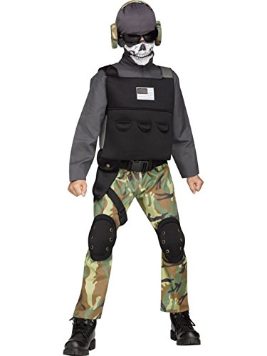 Skull Soldier Kids Costume