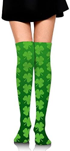 St. Patrick's Day Women Over Knee High Socks Extra Long Athletic Sport Tube Socks Custom Print