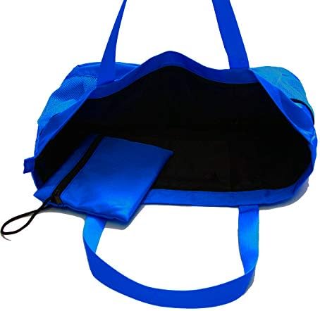 Large Foldable Beach Bag With Zipper - XL Foldable Tote Bag For Travel And Shopping - Large Tote Bag With Many Pockets 7 Large Foldable Beach Bag With Zipper - XL Foldable Tote Bag For Travel And Shopping - Large Tote Bag With Many Pockets