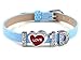 Imixlot® Love One Direction I Love ID Blue Wristband Bracelet