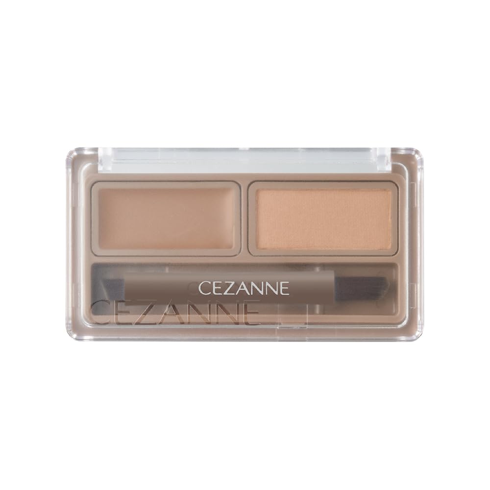 Cezanne Eyebrow Wax & Powder 1.9g - W1 Light Brown