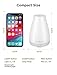 InnoGear Oil Diffuser, Super Quiet Essential Oil Diffuser Aromatherapy Diffuser Ultrasonic Humidifier with Sleep Mode, Waterless Auto-Off 8 Colors Light for Home Office Bedroom Room Baby (Basic White)
