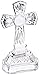 Crystal Clear Decorative Crystal Cross, 6-Inch