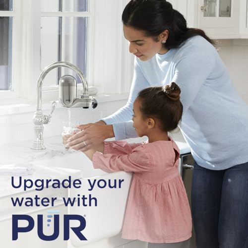PUR PLUS Faucet Mount Water Filtration System, 3in1 Powerful, Natural