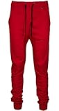 Kayden K Men's Slim Fit Harem Jogger Pants (36, Red)