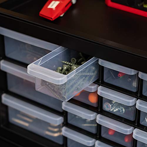 IRIS DPC26 Plastic Parts Storage Hardware and Craft 26 Drawer, Black Pricepulse