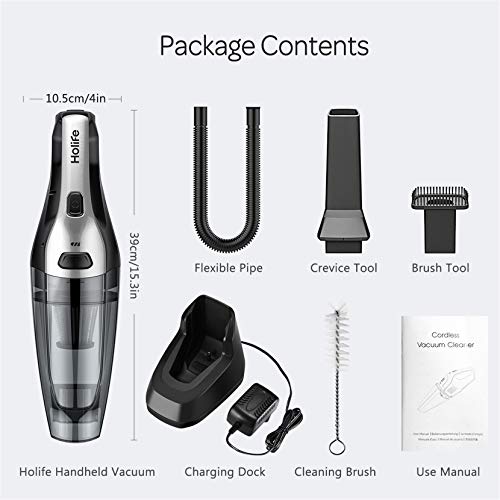 Holife Handheld Vacuum Cordless, 7kpa Hand Vacuum Cleaner with