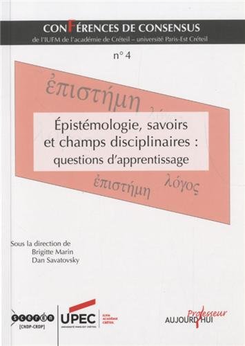 Épistémologie, savoirs et champs disciplinaires