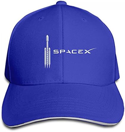KDKIE3210 Space x SpaceX Logo Sandwich Cap Baseball Hat Adjustable Side Unisex